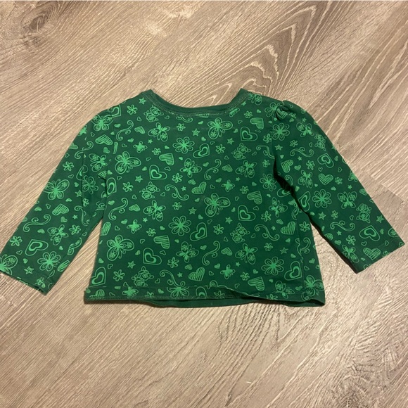 3 Jumping Beans, Cat & Jack, & TCP baby girl long sleeve tshirts size 12-18M EUC - Picture 5 of 11